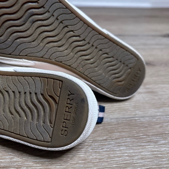 Sperry Women's tan Canvas Boat Shoes - Picture 6 of 9